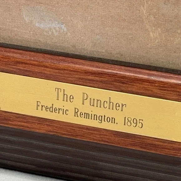 THE PUNCHER 1895 CANVAS PRINT BY FREDERICK REMINGTON